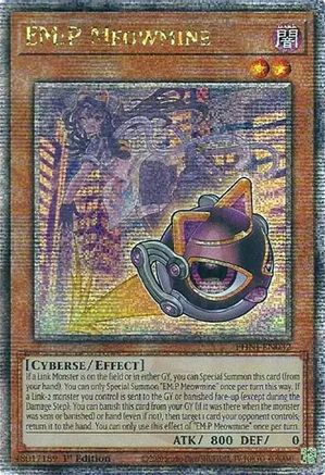 EM:P Meowmine [PHNI-EN032] Quarter Century Secret Rare - Yu-Gi-Oh! - Card Brawlers | Quebec | Canada |