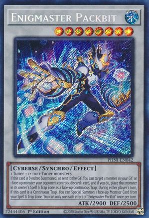 Enigmaster Packbit [PHNI-EN042] Secret Rare - Yu-Gi-Oh! - Card Brawlers | Quebec | Canada |
