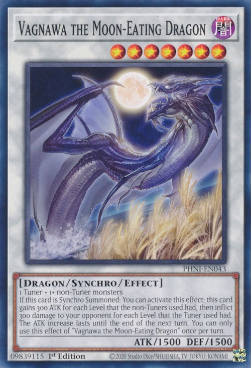 Vagnawa the Moon-Eating Dragon [PHNI-EN043] Common - Card Brawlers | Quebec | Canada | Yu-Gi-Oh!