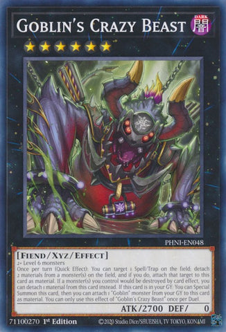 Goblin's Crazy Beast [PHNI-EN048] Common - Card Brawlers | Quebec | Canada | Yu-Gi-Oh!