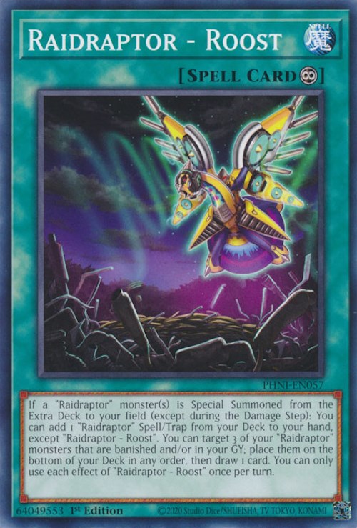 Raidraptor - Roost [PHNI-EN057] Common - Card Brawlers | Quebec | Canada | Yu-Gi-Oh!