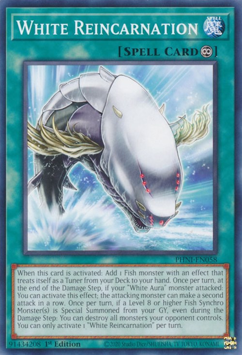 White Reincarnation [PHNI-EN058] Common - Card Brawlers | Quebec | Canada | Yu-Gi-Oh!