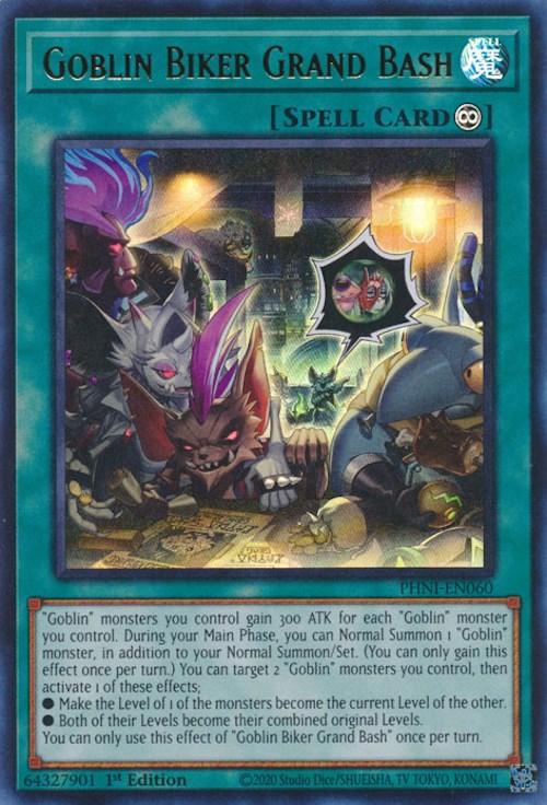 Goblin Biker Grand Bash [PHNI-EN060] Ultra Rare - Card Brawlers | Quebec | Canada | Yu-Gi-Oh!