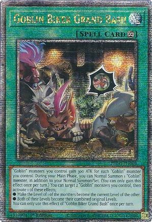 Goblin Biker Grand Bash [PHNI-EN060] Quarter Century Secret Rare - Yu-Gi-Oh! - Card Brawlers | Quebec | Canada |