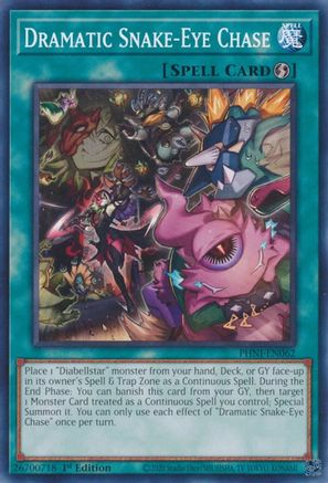 Dramatic Snake-Eye Chase [PHNI-EN062] Common - Yu-Gi-Oh! - Card Brawlers | Quebec | Canada |