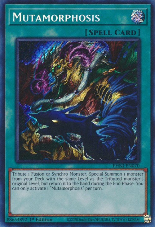 Mutamorphosis [PHNI-EN070] Secret Rare - Card Brawlers | Quebec | Canada | Yu-Gi-Oh!