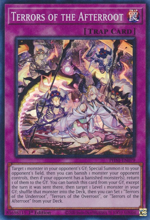 Terrors of the Afterroot [PHNI-EN079] Super Rare - Card Brawlers | Quebec | Canada | Yu-Gi-Oh!