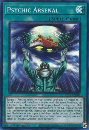 Psychic Arsenal [PHNI-EN082] Super Rare - Yu-Gi-Oh! - Card Brawlers | Quebec | Canada |