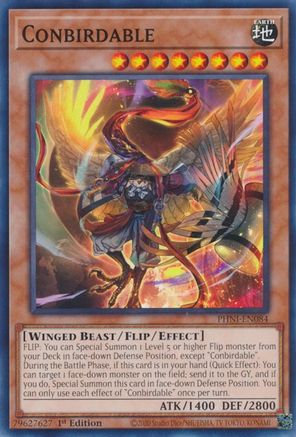 Conbirdable [PHNI-EN084] Common - Yu-Gi-Oh! - Card Brawlers | Quebec | Canada |