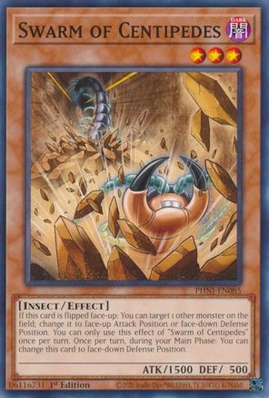 Swarm of Centipedes [PHNI-EN085] Common - Yu-Gi-Oh! - Card Brawlers | Quebec | Canada |