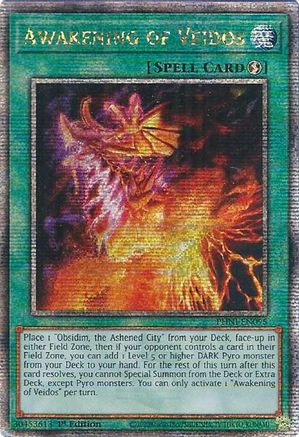 Awakening of Veidos [PHNI-EN095] Quarter Century Secret Rare - Yu-Gi-Oh! - Card Brawlers | Quebec | Canada |