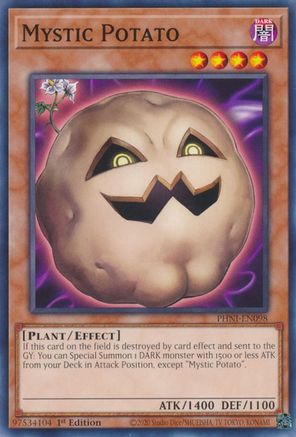 Mystic Potato [PHNI-EN098] Common - Yu-Gi-Oh! - Card Brawlers | Quebec | Canada |