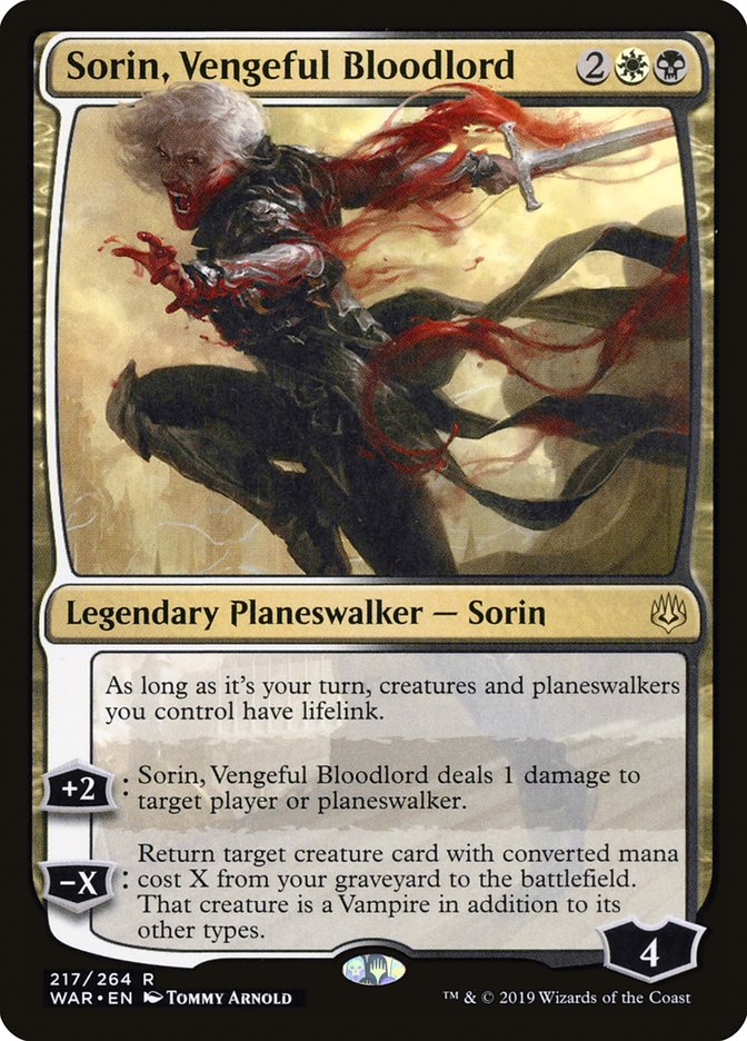 Sorin, Vengeful Bloodlord [War of the Spark] - Magic: The Gathering - Card Brawlers | Quebec | Canada |