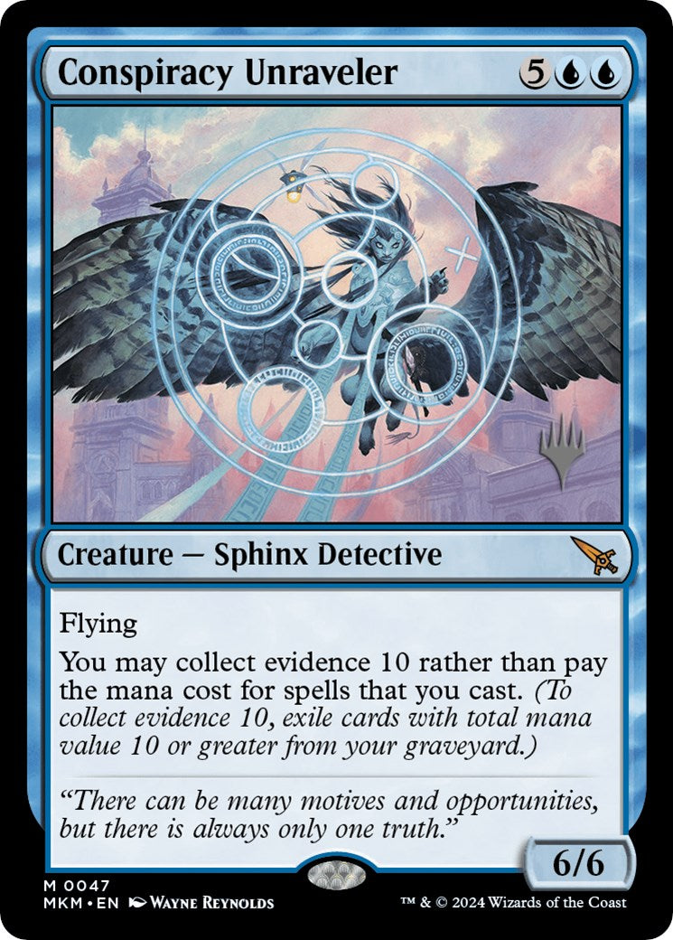 Conspiracy Unraveler (Promo Pack) [Murders at Karlov Manor Promos] - Magic: The Gathering - Card Brawlers | Quebec | Canada |