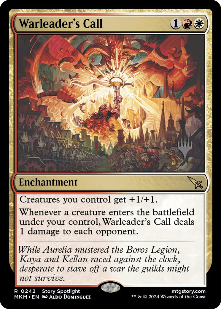 Warleader's Call (Promo Pack) [Murders at Karlov Manor Promos] - Magic: The Gathering - Card Brawlers | Quebec | Canada |