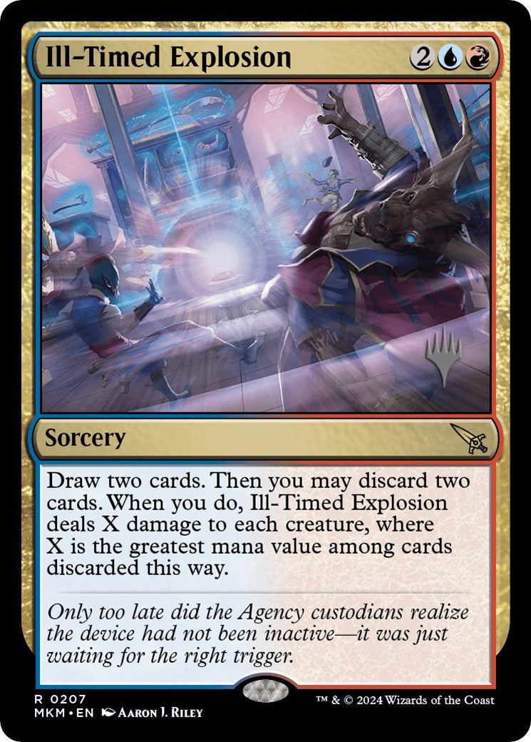 Ill-Timed Explosion (Promo Pack) [Murders at Karlov Manor Promos] - Magic: The Gathering - Card Brawlers | Quebec | Canada |