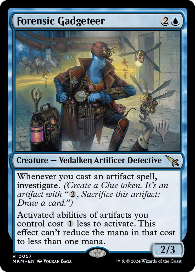 Forensic Gadgeteer (Promo Pack) [Murders at Karlov Manor Promos] - Magic: The Gathering - Card Brawlers | Quebec | Canada |