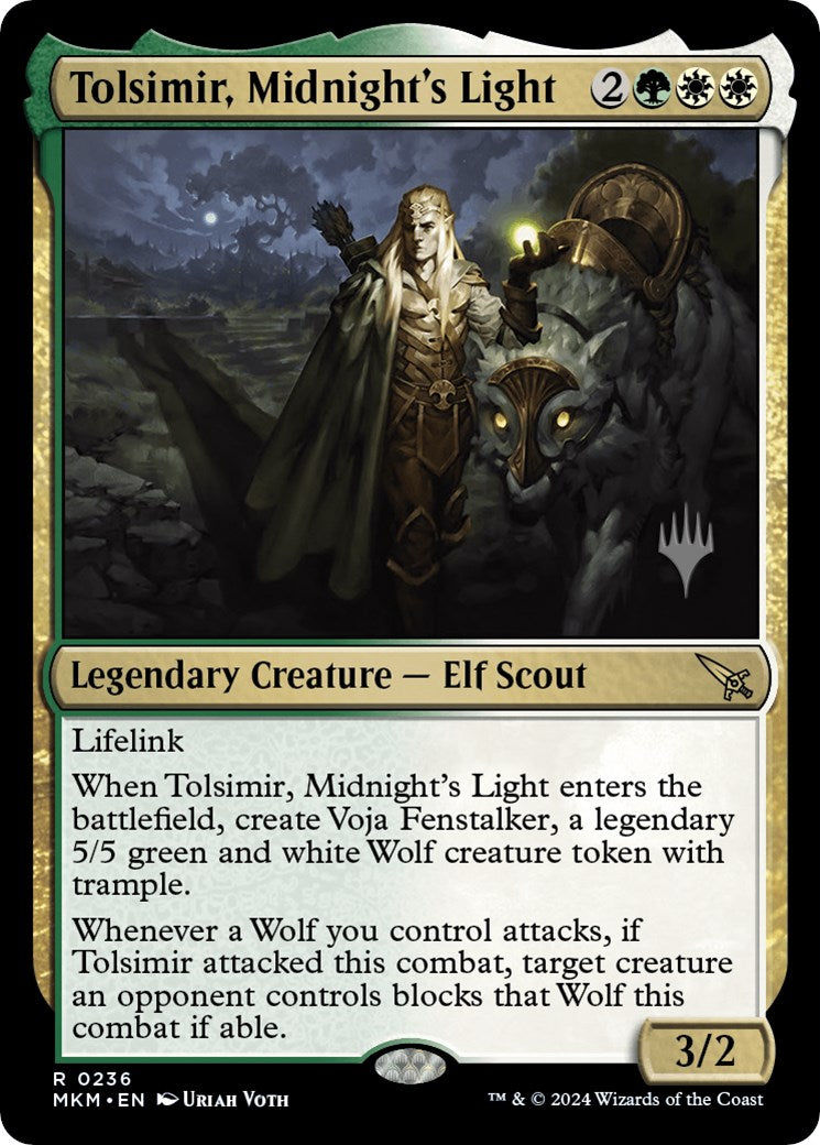 Tolsimir, Midnight's Light (Promo Pack) [Murders at Karlov Manor Promos] - Magic: The Gathering - Card Brawlers | Quebec | Canada |
