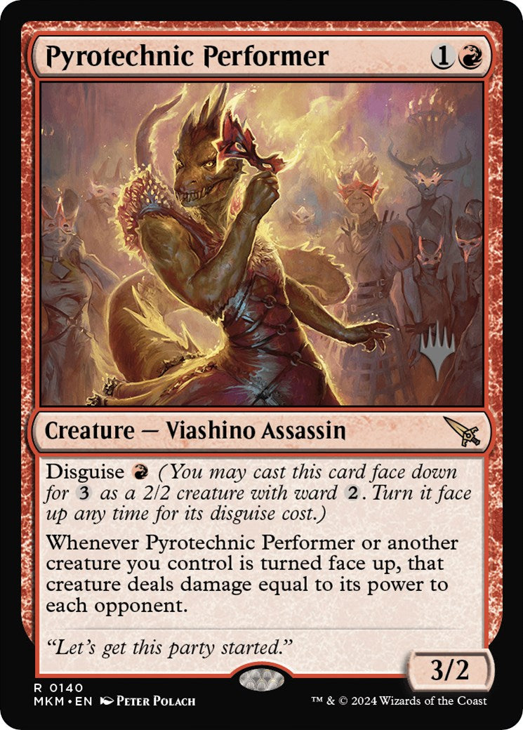 Pyrotechnic Performer (Promo Pack) [Murders at Karlov Manor Promos] - Magic: The Gathering - Card Brawlers | Quebec | Canada |