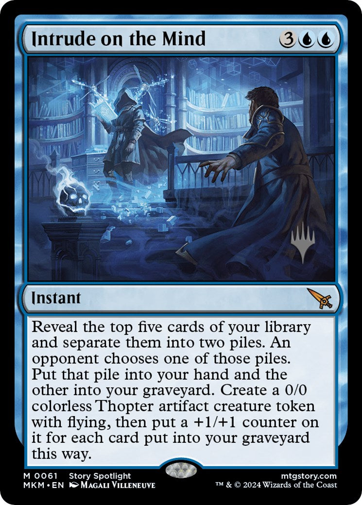 Intrude on the Mind (Promo Pack) [Murders at Karlov Manor Promos] - Magic: The Gathering - Card Brawlers | Quebec | Canada |