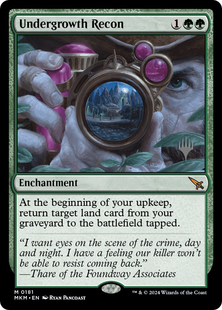 Undergrowth Recon (Promo Pack) [Murders at Karlov Manor Promos] - Magic: The Gathering - Card Brawlers | Quebec | Canada |
