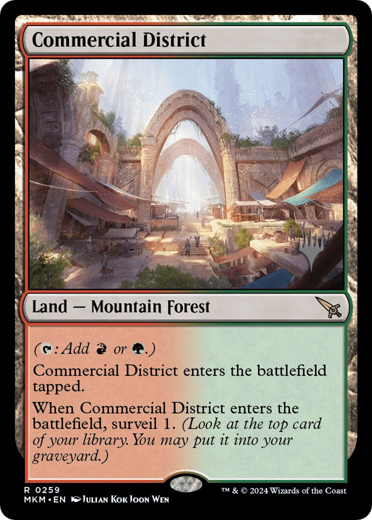 Commercial District (Promo Pack) [Murders at Karlov Manor Promos] - Magic: The Gathering - Card Brawlers | Quebec | Canada |