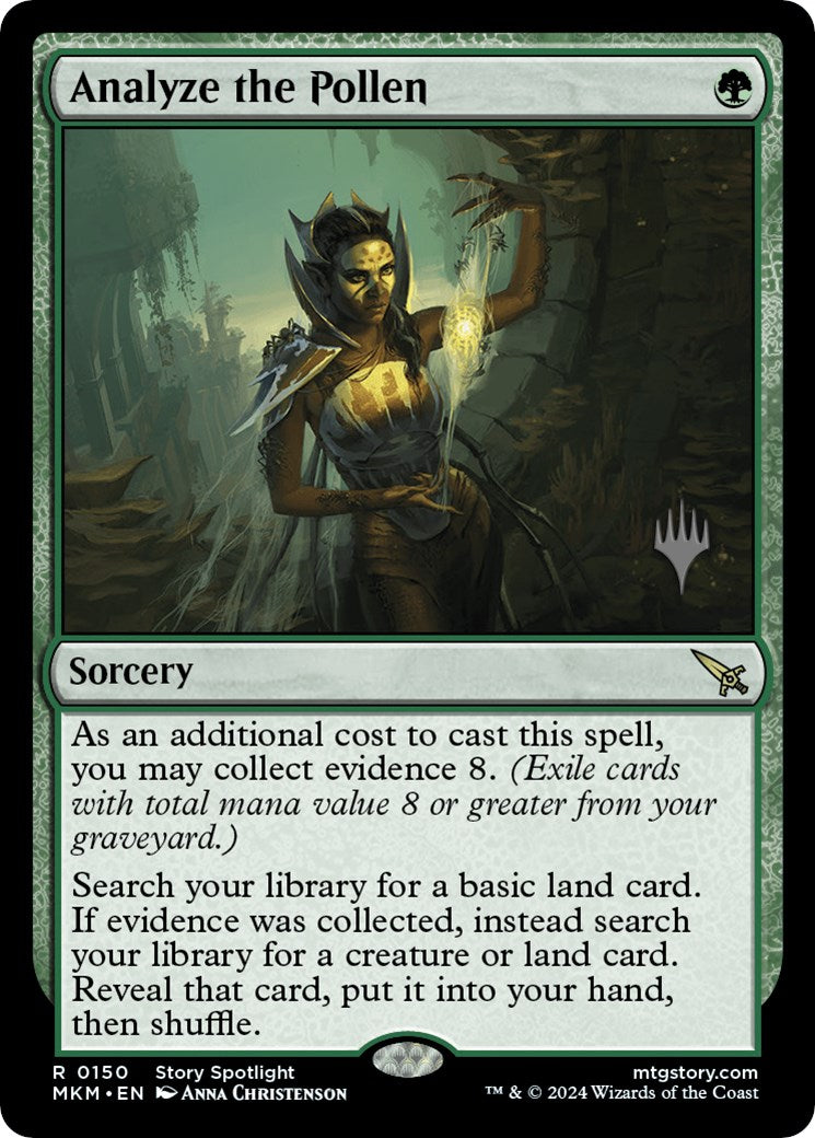Analyze the Pollen (Promo Pack) [Murders at Karlov Manor Promos] - Magic: The Gathering - Card Brawlers | Quebec | Canada |