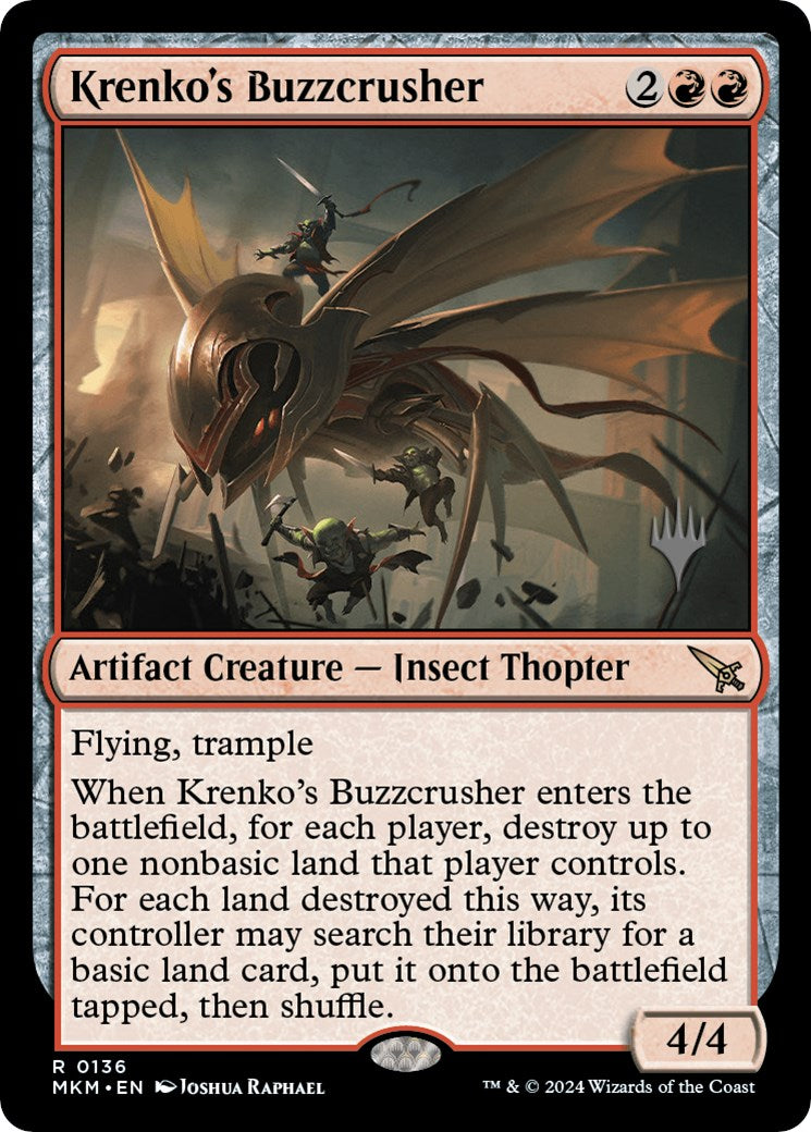 Krenko's Buzzcrusher (Promo Pack) [Murders at Karlov Manor Promos] - Magic: The Gathering - Card Brawlers | Quebec | Canada |