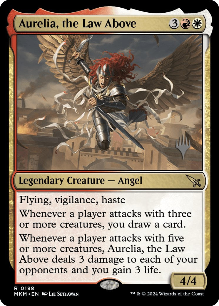 Aurelia, the Law Above (Promo Pack) [Murders at Karlov Manor Promos] - Magic: The Gathering - Card Brawlers | Quebec | Canada |