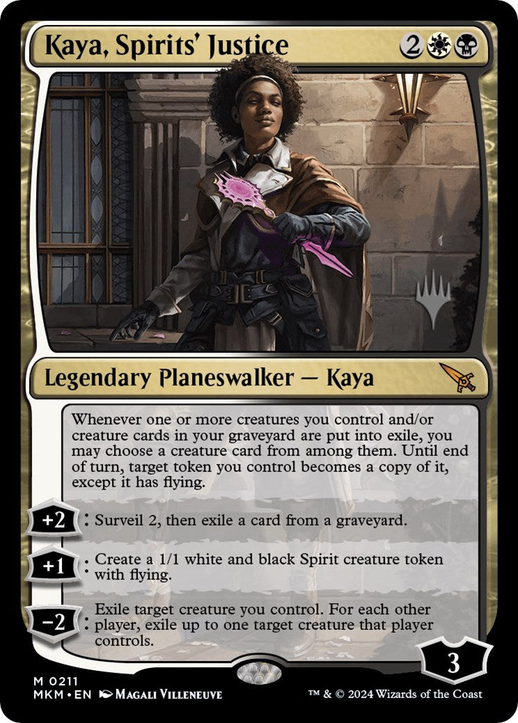 Kaya, Spirits' Justice (Promo Pack) [Murders at Karlov Manor Promos] - Magic: The Gathering - Card Brawlers | Quebec | Canada |
