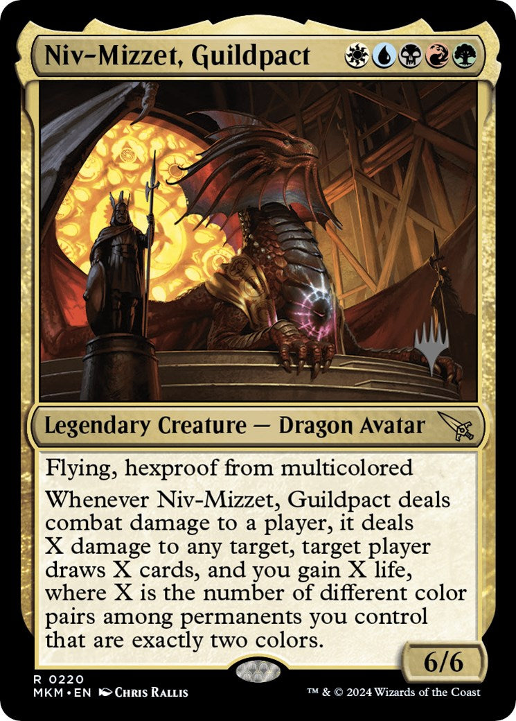 Niv-Mizzet, Guildpact (Promo Pack) [Murders at Karlov Manor Promos] - Magic: The Gathering - Card Brawlers | Quebec | Canada |