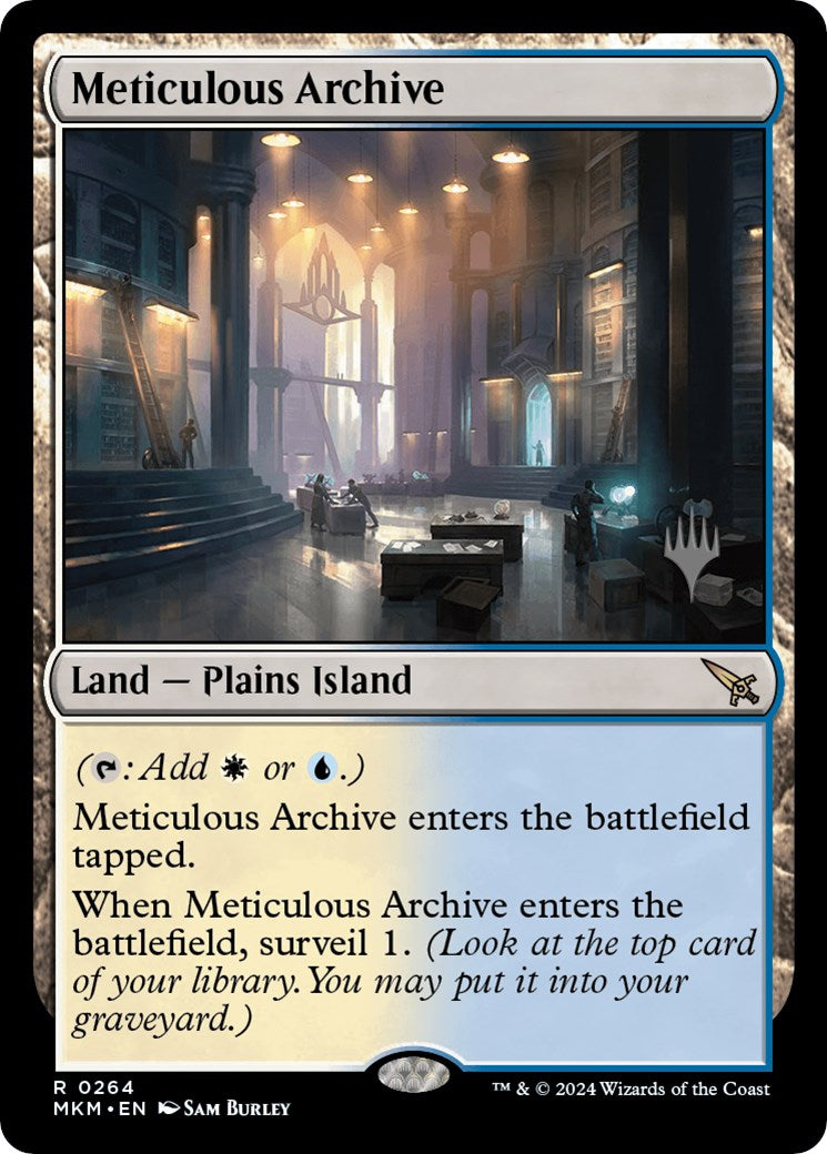 Meticulous Archive (Promo Pack) [Murders at Karlov Manor Promos] - Magic: The Gathering - Card Brawlers | Quebec | Canada |