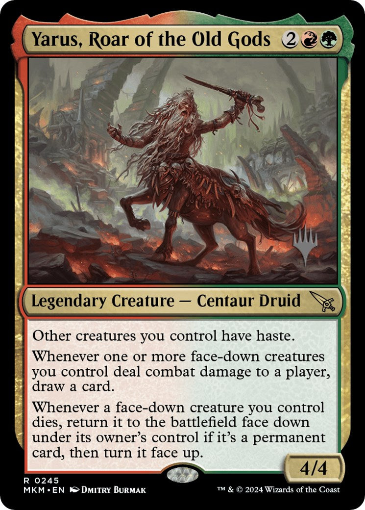 Yarus, Roar of the Old Gods (Promo Pack) [Murders at Karlov Manor Promos] - Magic: The Gathering - Card Brawlers | Quebec | Canada |