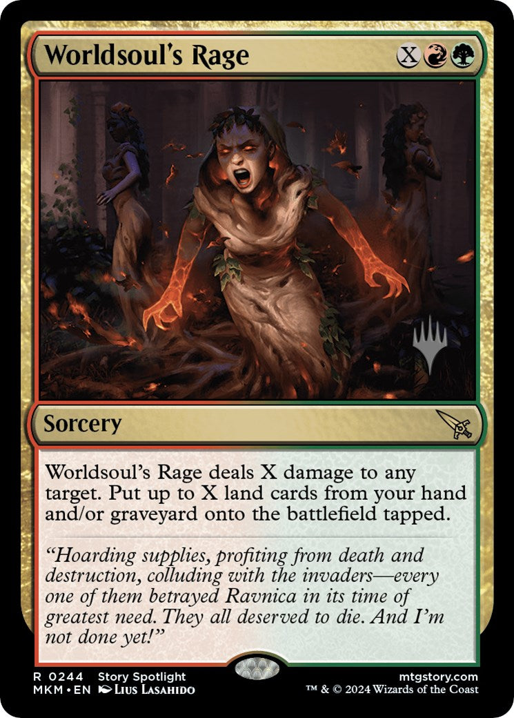 Worldsoul's Rage (Promo Pack) [Murders at Karlov Manor Promos] - Magic: The Gathering - Card Brawlers | Quebec | Canada |