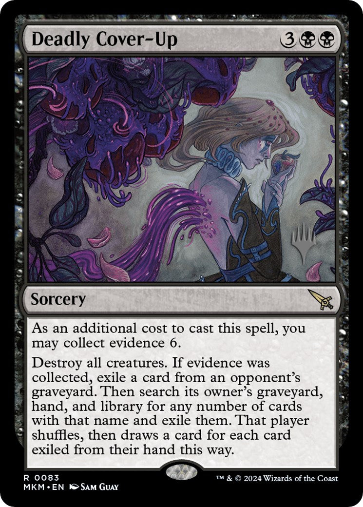 Deadly Cover-Up (Promo Pack) [Murders at Karlov Manor Promos] - Magic: The Gathering - Card Brawlers | Quebec | Canada |