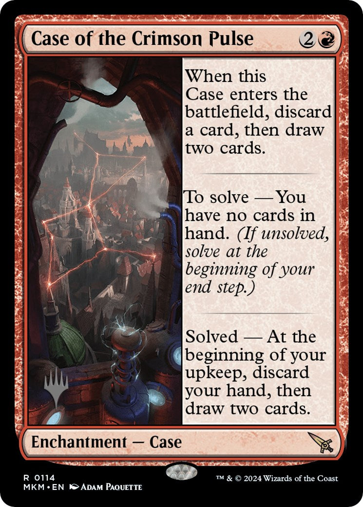 Case of the Crimson Pulse (Promo Pack) [Murders at Karlov Manor Promos] - Magic: The Gathering - Card Brawlers | Quebec | Canada |