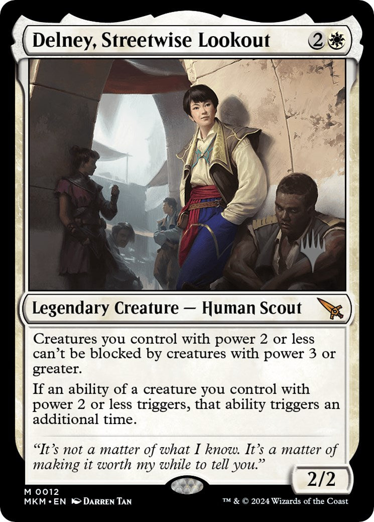 Delney, Streetwise Lookout (Promo Pack) [Murders at Karlov Manor Promos] - Magic: The Gathering - Card Brawlers | Quebec | Canada |