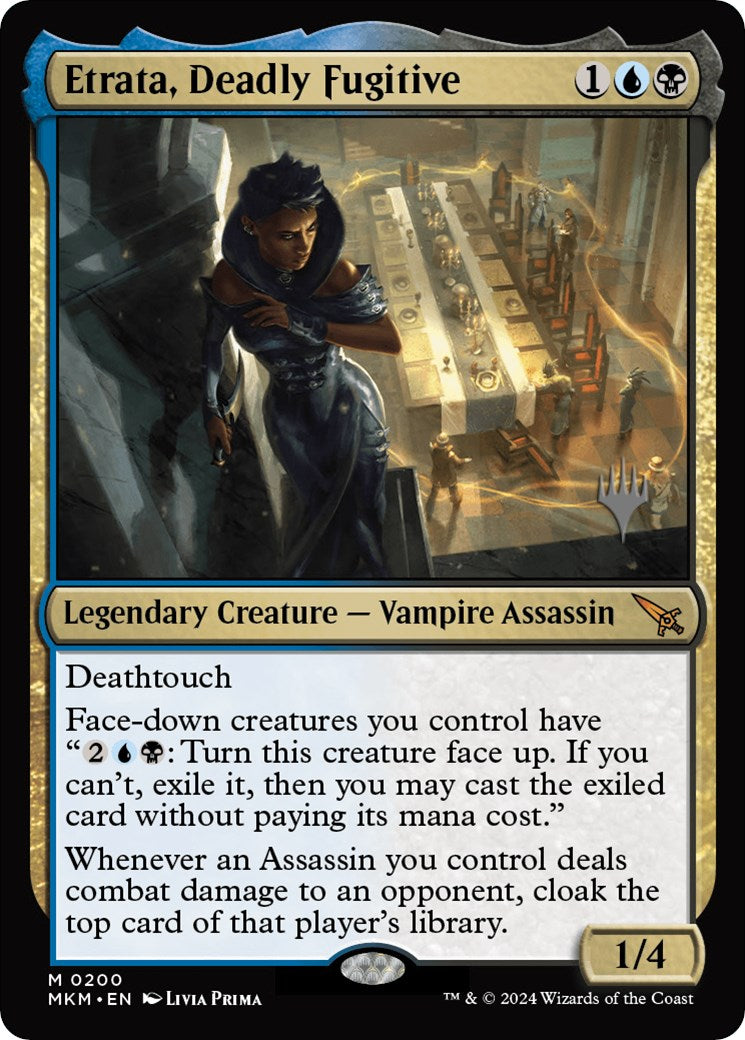 Etrata, Deadly Fugitive (Promo Pack) [Murders at Karlov Manor Promos] - Magic: The Gathering - Card Brawlers | Quebec | Canada |