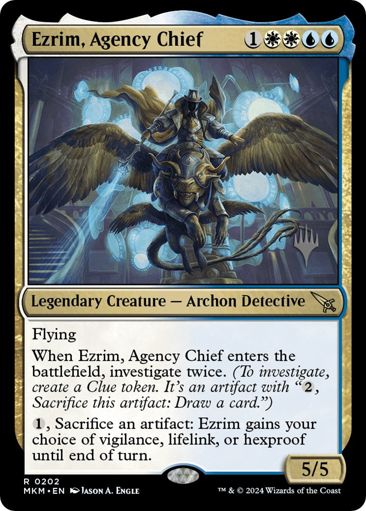 Ezrim, Agency Chief (Promo Pack) [Murders at Karlov Manor Promos] - Magic: The Gathering - Card Brawlers | Quebec | Canada |