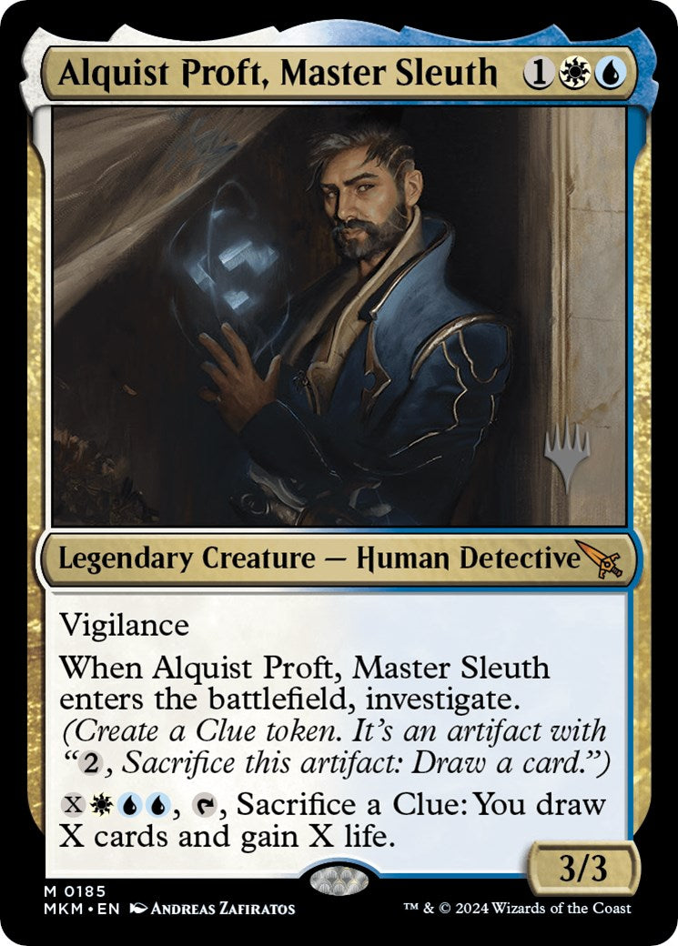 Alquist Proft, Master Sleuth (Promo Pack) [Murders at Karlov Manor Promos] - Magic: The Gathering - Card Brawlers | Quebec | Canada |