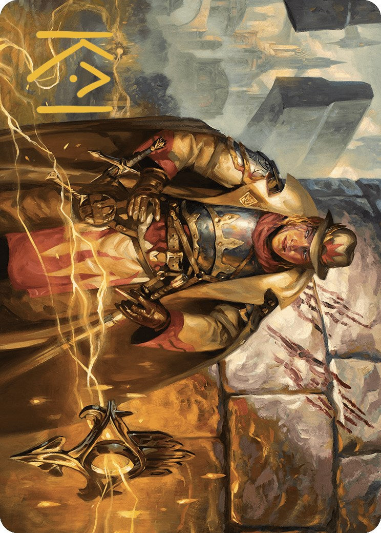 Tenth District Hero Art Card (Gold-Stamped Signature) [Murders at Karlov Manor Art Series] - Magic: The Gathering - Card Brawlers | Quebec | Canada |