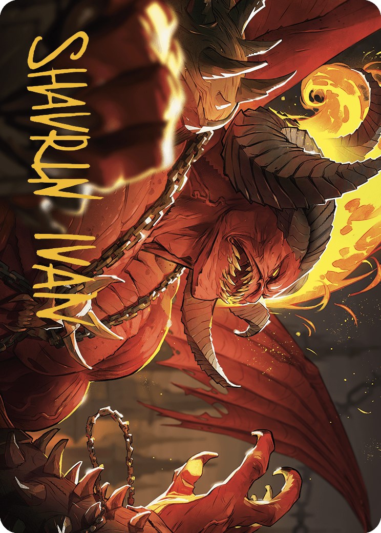 Rakdos, Patron of Chaos Art Card (45/49) (Gold-Stamped Signature) [Murders at Karlov Manor Art Series] - Magic: The Gathering - Card Brawlers | Quebec | Canada |