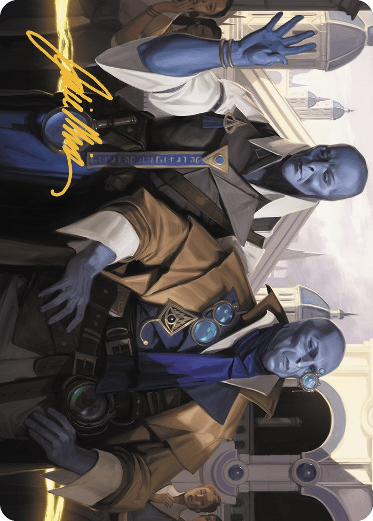 Hotshot Investigators Art Card (Gold-Stamped Signature) [Murders at Karlov Manor Art Series] - Magic: The Gathering - Card Brawlers | Quebec | Canada |