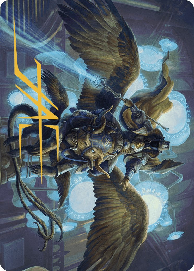 Ezrim, Agency Chief Art Card (Gold-Stamped Signature) [Murders at Karlov Manor Art Series] - Magic: The Gathering - Card Brawlers | Quebec | Canada |