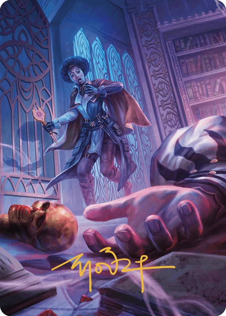 Deadly Complication Art Card (Gold-Stamped Signature) [Murders at Karlov Manor Art Series] - Magic: The Gathering - Card Brawlers | Quebec | Canada |