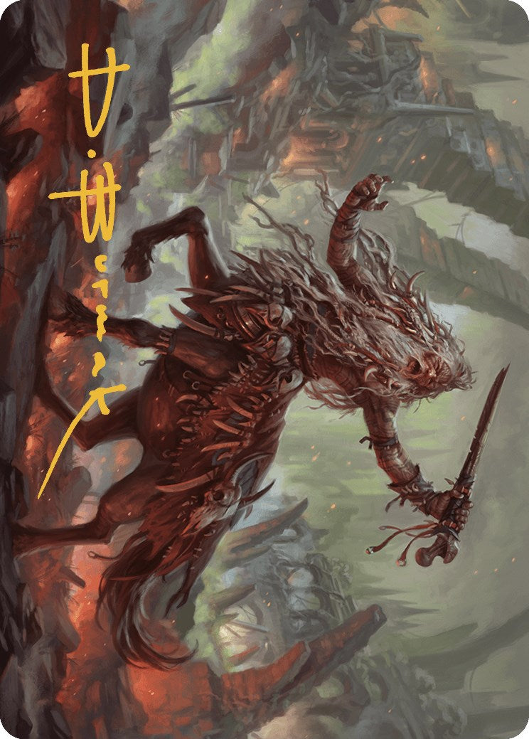 Yarus, Roar of the Old Gods Art Card (24/49) (Gold-Stamped Signature) [Murders at Karlov Manor Art Series] - Magic: The Gathering - Card Brawlers | Quebec | Canada |