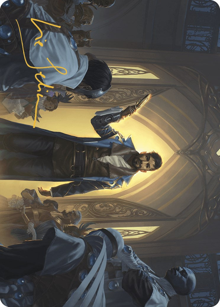 Auspicious Arrival Art Card (Gold-Stamped Signature) [Murders at Karlov Manor Art Series] - Magic: The Gathering - Card Brawlers | Quebec | Canada |
