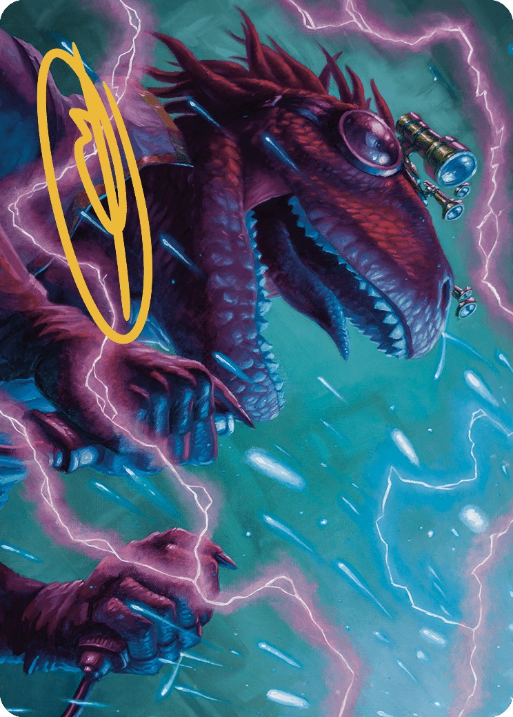 Kylox, Visionary Inventor Art Card (Gold-Stamped Signature) [Murders at Karlov Manor Art Series] - Magic: The Gathering - Card Brawlers | Quebec | Canada |