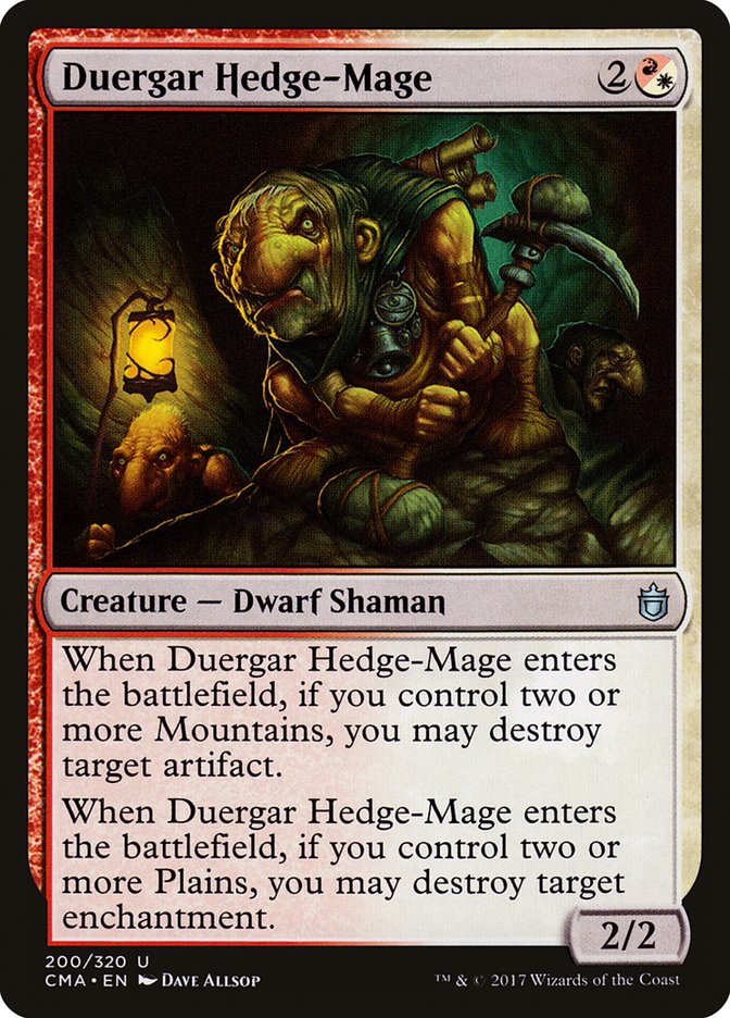 Duergar Hedge-Mage [Commander Anthology] - Magic: The Gathering - Card Brawlers | Quebec | Canada |