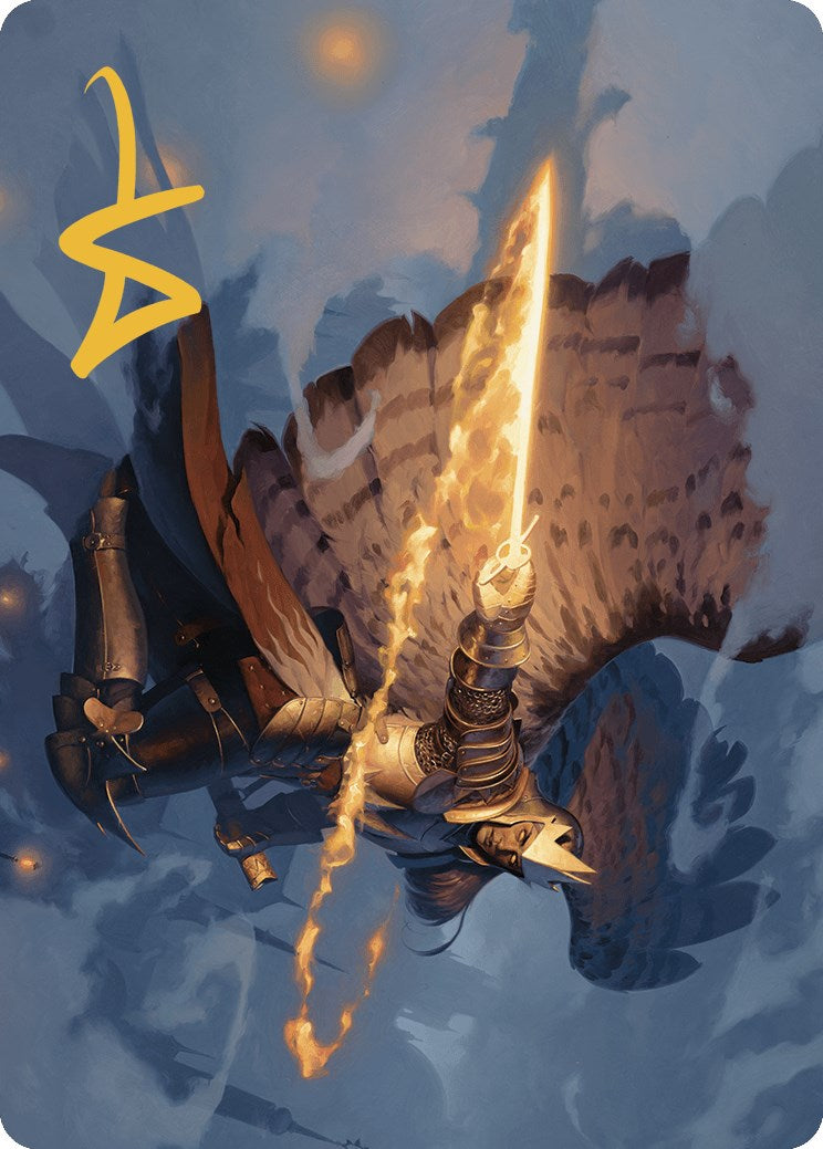 Aurelia's Vindicator Art Card (Gold-Stamped Signature) [Murders at Karlov Manor Art Series] - Magic: The Gathering - Card Brawlers | Quebec | Canada |
